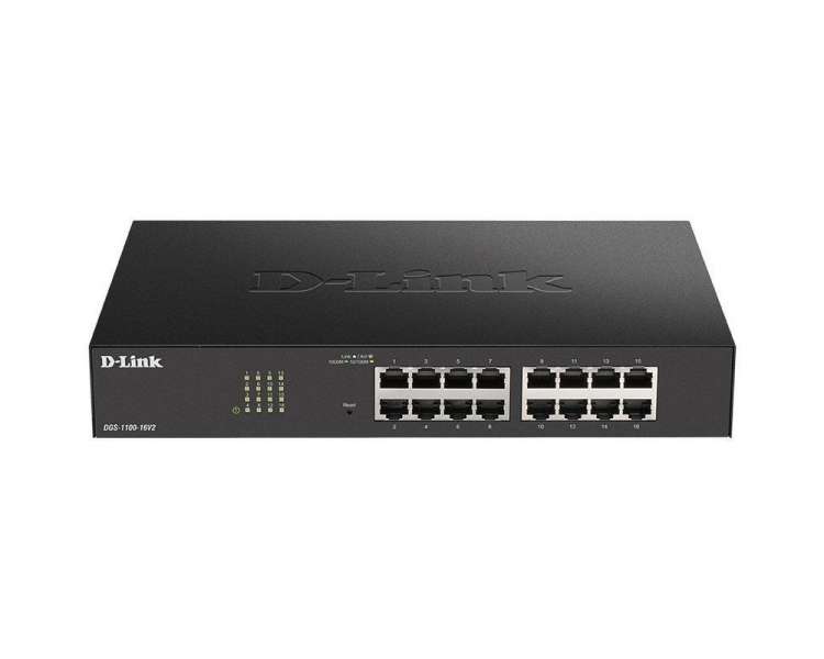 Switch gestionable d-link dgs-1100-16v2 16 puertos/ rj-45 gigabit 10/100/1000