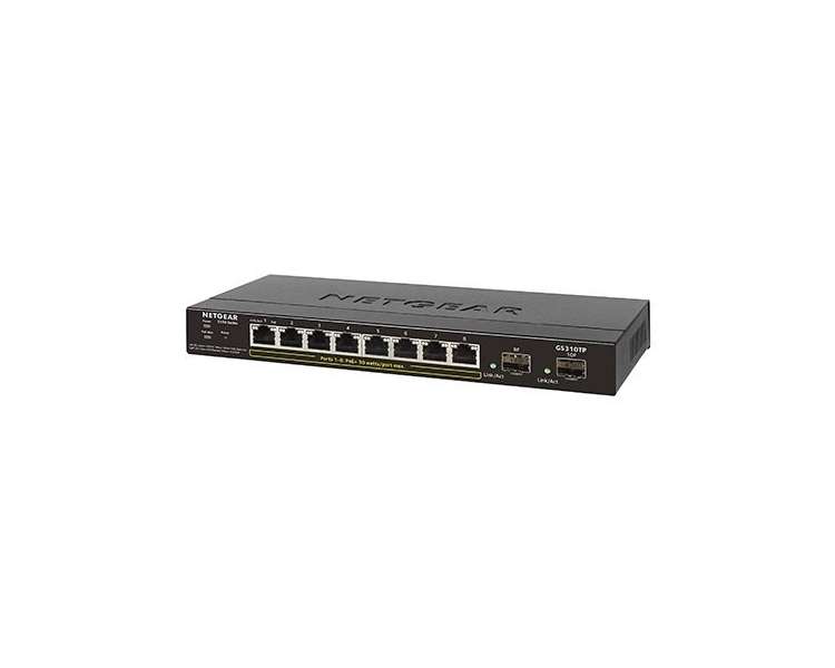 HUB SWITCH 8 PTOS PROSAFE NETGEAR GS310TP-100EUS