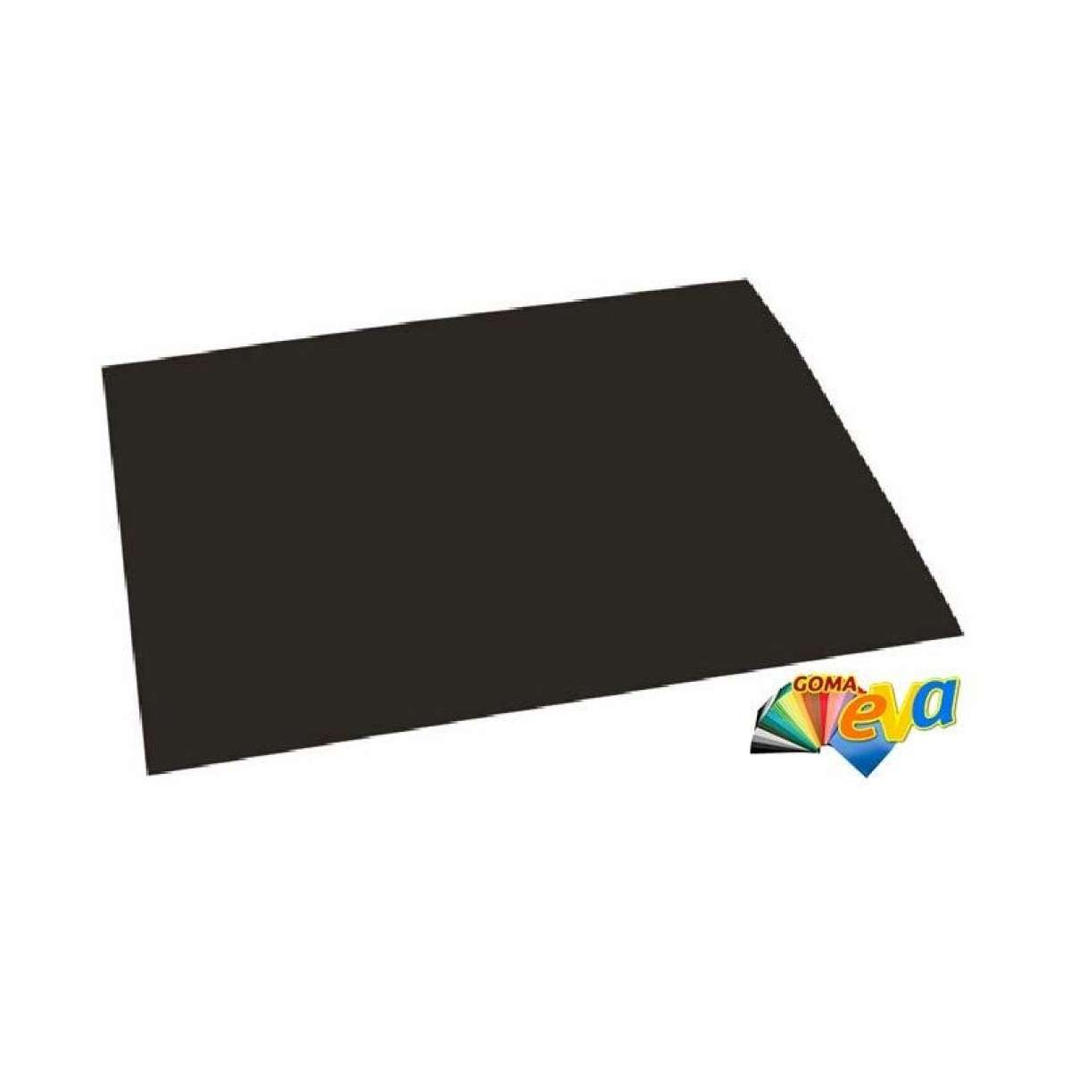 Hoja goma Eva 40x60 Negra