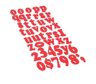 Set Letras-numeros Adhesiv.Goma Eva-3col