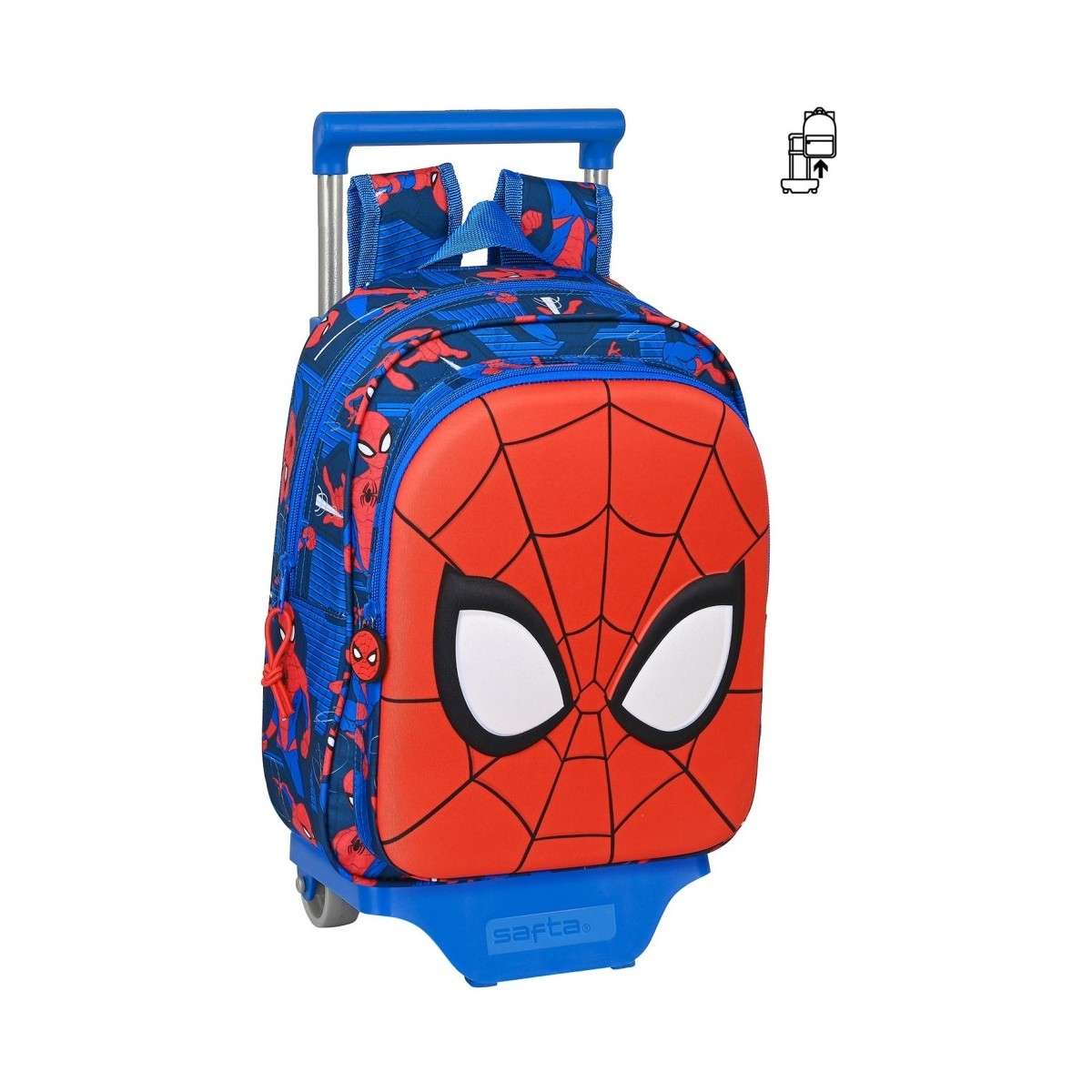 Spiderman Mochila carro 33x27x10