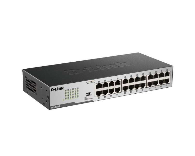 Switch d-link dgs-1024d 24 puertos/ rj-45 gigabit 10/100/1000