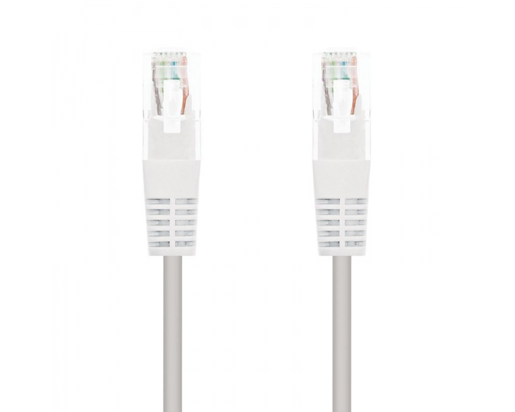 Cable de red rj45 utp nanocable 10.20.0100-w cat.5/ 50cm/ blanco