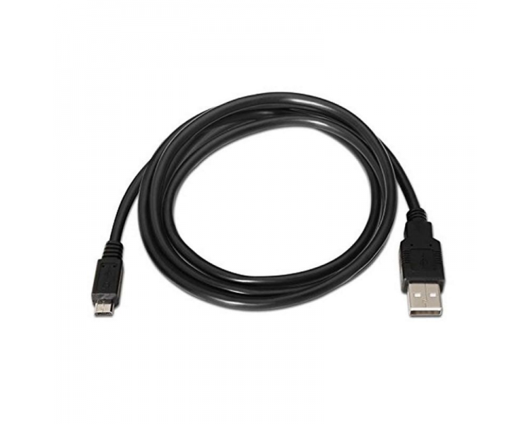 Cable usb 2.0 nanocable 10.01.0503/ usb macho - microusb macho/ 3m/ negro