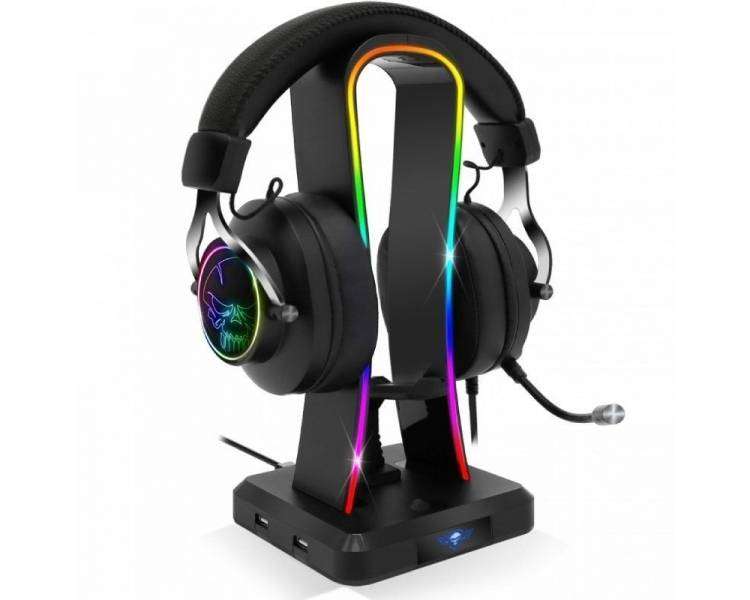 Soporte Auriculares Mesa Soporte Cascos Gaming Extraíble Headphone