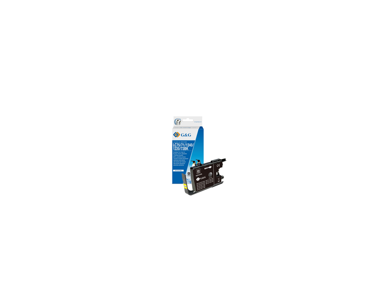 Cartucho de Tinta G&G Compatible para BROTHER LC1240XL/LC1220XL NEGRO- REEMPLAZA LC1240BK/LC1220BK