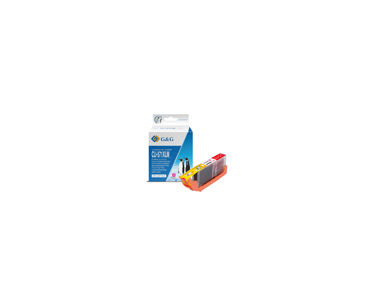 Cartucho de Tinta G&G Compatible para CANON CLI571XL MAGENTA- REEMPLAZA 0333C001/0387C001