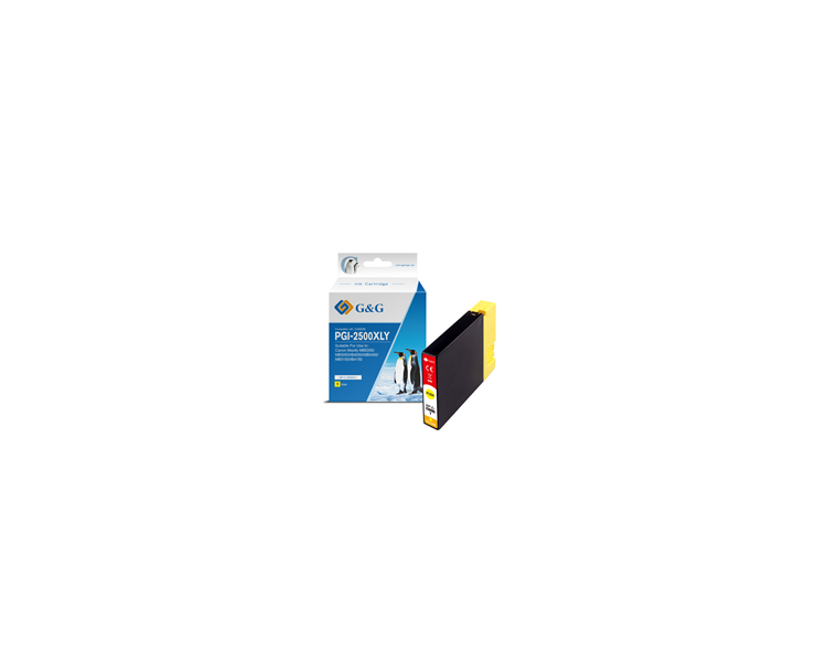 Cartucho de Tinta G&G Compatible para CANON PGI2500XL AMARILLO- REEMPLAZA 9267B001