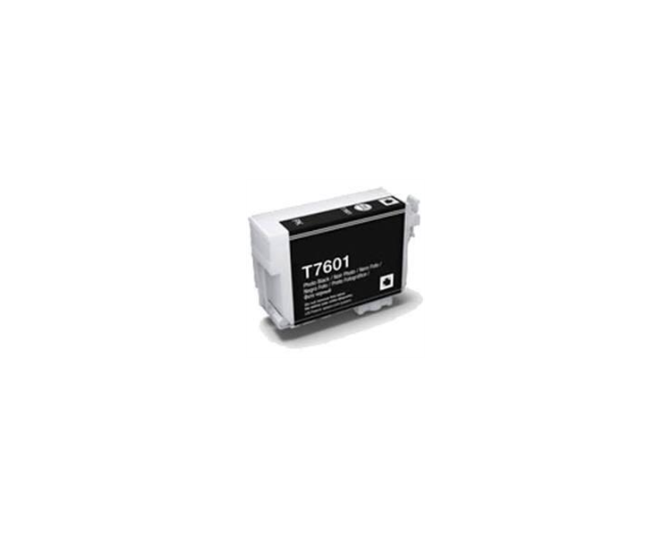 CARTUCHO DE TINTA PIGMENTADA COMPATIBLE CON EPSON T7601 NEGRO PHOTO C13T76014010