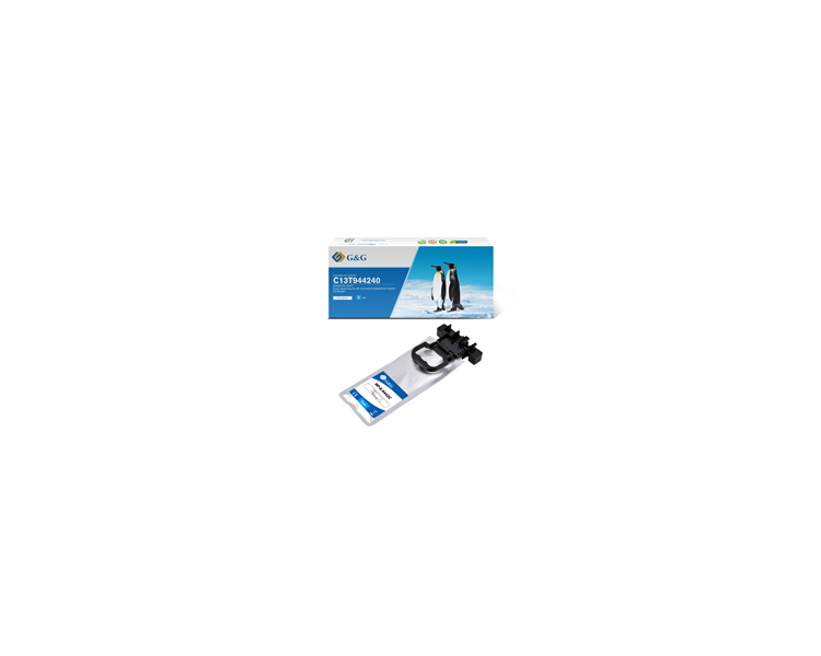 CARTUCHO DE TINTA PIGMENTADA G&G COMPATIBLE para EPSON T9442 CYAN  - REEMPLAZA C13T944240