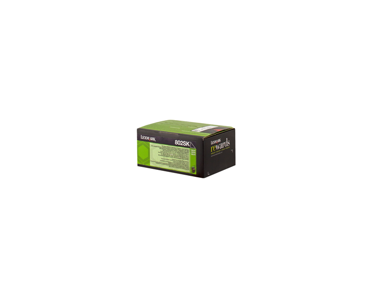 LEXMARK CX310/CX410/CX510 NEGRO CARTUCHO DE TONER ORIGINAL - 80C2SK0/80C2SKE/802SK