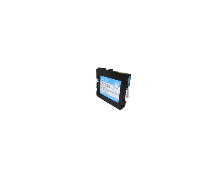 CARTUCHO DE TINTA PIGMENTADA COMPATIBLE CON RICOH GC31C CYAN 405689