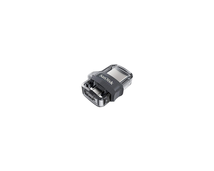 Pendrive 128gb sandisk dual m3.0 ultra usb 3.0/ microusb - Depau