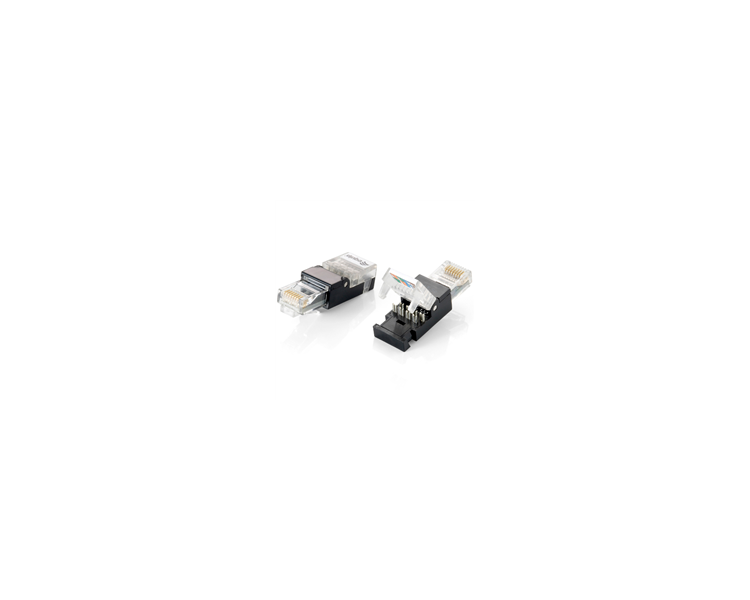 EQUIP KIT 2 UNIDADES CONECTORES RJ45 CAT 6 - SIN HERRAMIENTAS