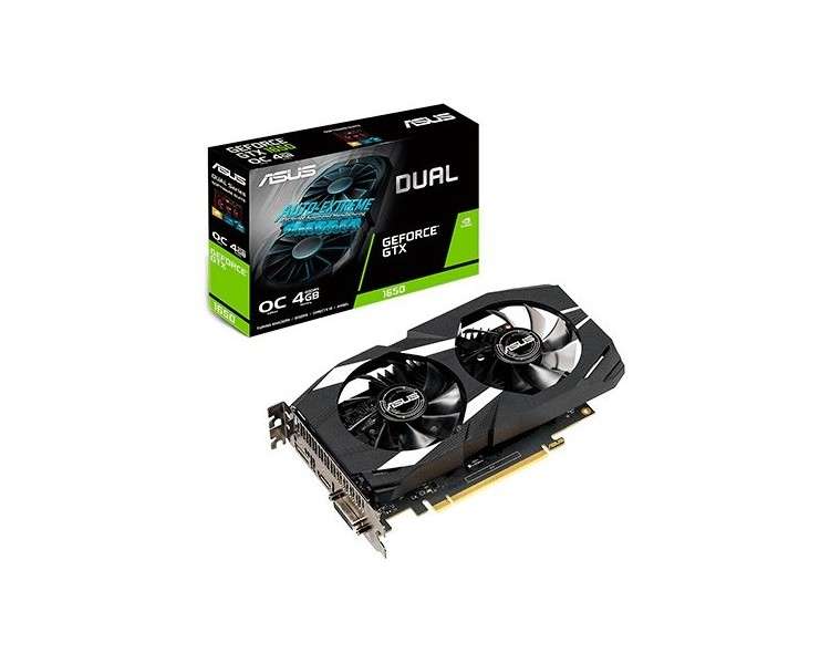 TARJETA GRÁFICA ASUS DUAL GTX 1650 EDICION OC 4GB GDDR5