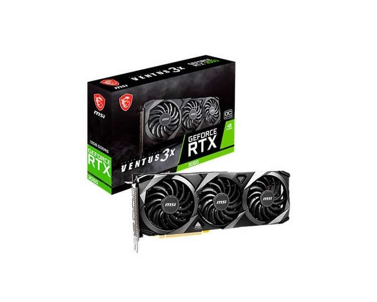 TARJETA GRÁFICA MSI RTX 3060 VENTUS 3X OC 12GB GDDR6