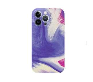 Funda Silicona Suave Elástica 4 Dibujos Compatible con iPhone 13 Pro Max