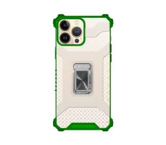 Funda con Anilla e Imán Rock-Crystal Compatible para iPhone 13 Pro Max