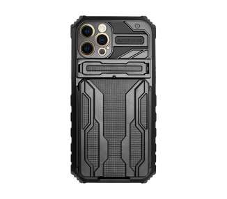 Funda Rock Anti-Golpe Tarjetero y Soporte Compatible con Iphone 13 Pro Max 6.1"