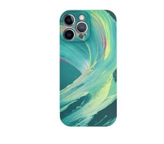 Funda Silicona Suave Elástica 4 Dibujos Compatible con iPhone 13 Pro V2