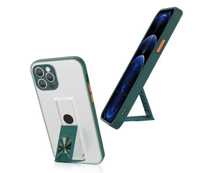 Funda Kickstand Antigolpe para iPhone 13 Pro con Imán y Soporte de Pestaña