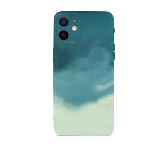 Funda Silicona Suave Elástica Acuarela Compatible con iPhone 13 Pro