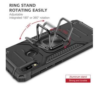 Funda Antigolpe Armor-Case para iPhone 13 6.1" con Imán y Soporte de Anilla 360º