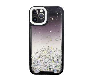 Funda Gel Anti-Golpe de Purpurina Compatible para iPhone 12 Pro Max