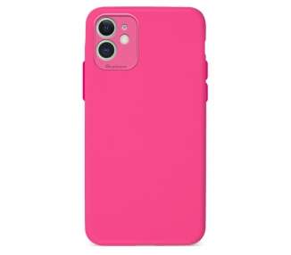 Funda Silicona Suave Compatible con IPhone 12 6.1" con Cámara 3D