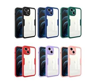 Funda Doble Silicona para Anti-Golpe iPhone 12 Mini Silicona Delantera y Trasera