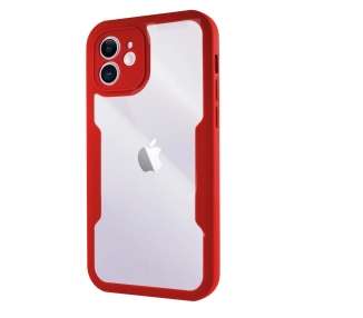 Funda Doble Silicona para Anti-Golpe iPhone 12 Mini Silicona Delantera y Trasera