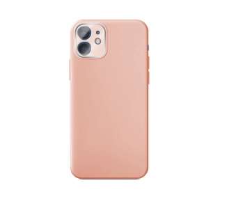 Funda Silicona Suave Compatible con IPhone 12 Mini con Protector Camara 3D