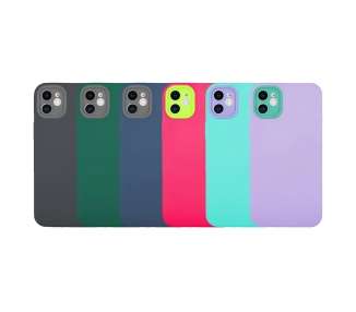 Funda Silicona Compatible con iPhone 11 con Cámara 5D