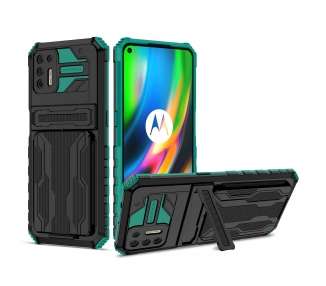 Funda Rock Anti-Golpe Tarjetero y Soporte Compatible con Iphone 11 6.1"