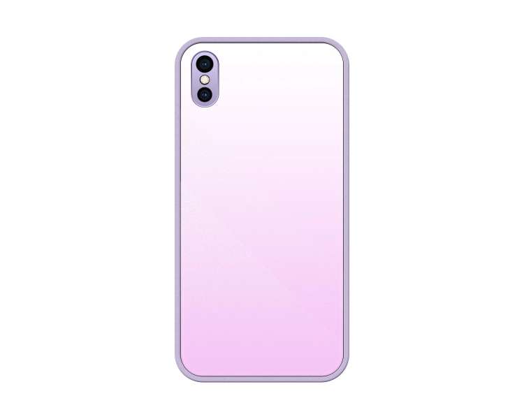 Funda Silicona Tempered Glass Compatible con iPhone XS MAX