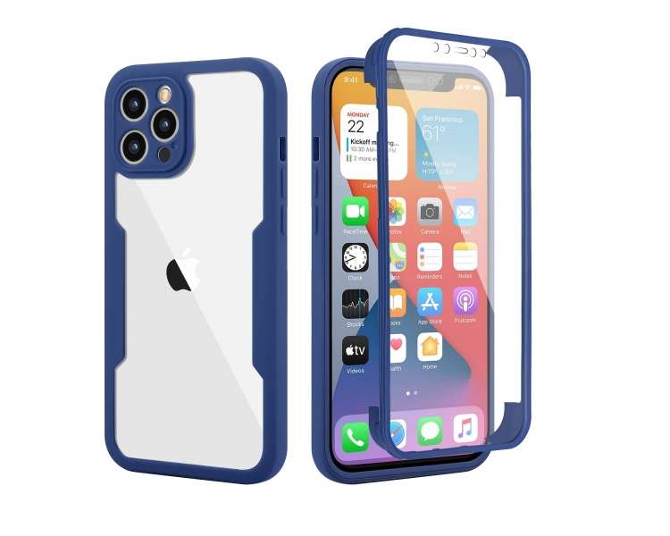 Funda Doble Silicona para Anti-Golpe iPhone XS Max Silicona Delantera y Trasera