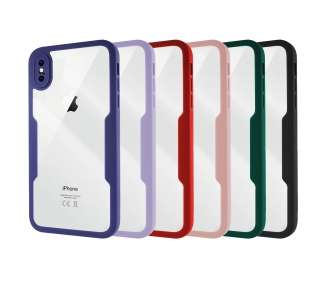 Funda Doble Silicona para Anti-Golpe iPhone XS Max Silicona Delantera y Trasera