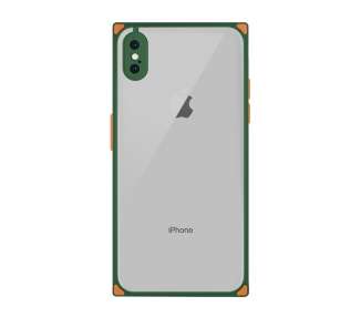 Funda Cubik Compatible para iPhone Xs Max con borde de color