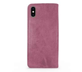 Funda Tapa con Tarjetero Compatible con iPhone X,XS Polipiel