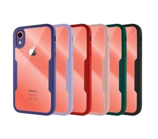 Funda Doble Silicona para Anti-Golpe iPhone XR Silicona Delantera y Trasera