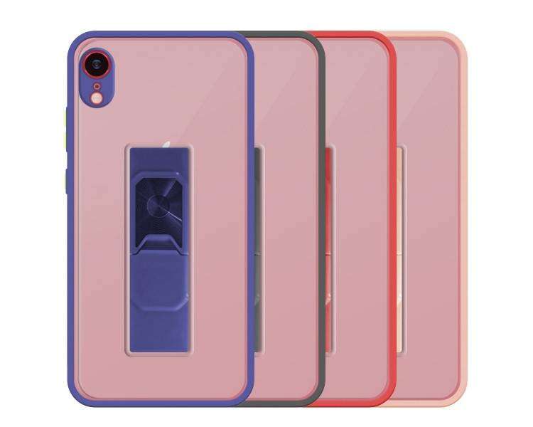 Funda Kickstand Antigolpe Compatible con iPhone XR con Imán y Soporte de Pestaña