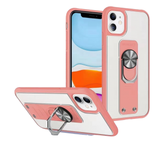 Funda Gel Bracket Compatible con iPhone 6,7,8 Plus Iman con soporte de Anilla