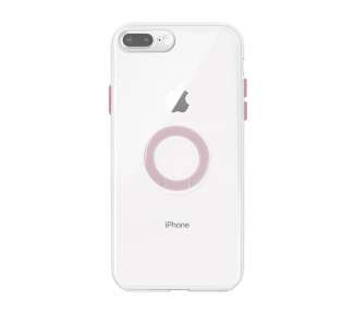 Funda Compatible con iPhone 7,8 Plus Transparente con Anilla