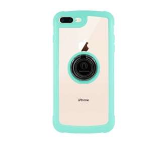 Funda Anti-Shock Compatible con iPhone 7,8 Plus con Imán y Soporte de Anilla