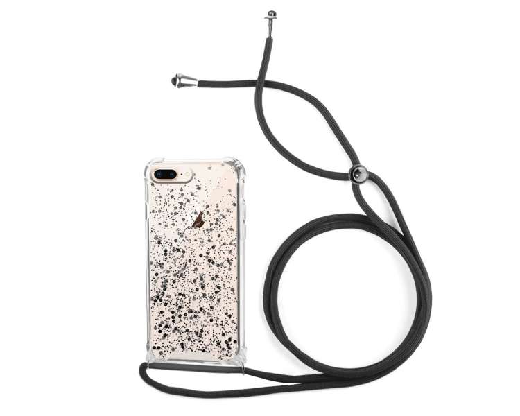 Funda Gel transparente con Cordón Compatible para Iphone 7 , 8 PLUS