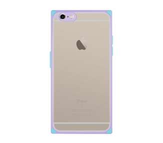 Funda Cubik Compatible para iPhone 6 Plus con borde de color