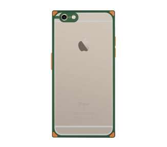 Funda Cubik Compatible para iPhone 6 Plus con borde de color