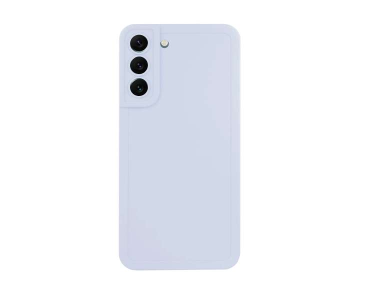 Funda Silicona Suave Compatible con Samsung S22 con Cámara 4D