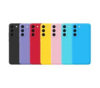 Funda Silicona Suave Compatible con Samsung S22 Plus con Cámara 3D