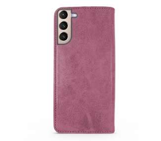 Funda Tapa con Tarjetero Compatible con Samsung Galaxy S21 FE Polipiel